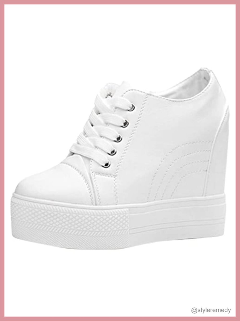 Women's Wedge Sneakers with Hidden Heel Platform Walking Shoes